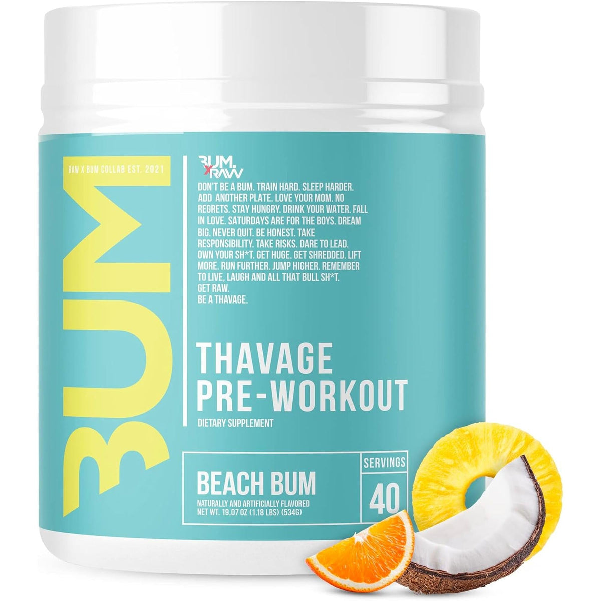 Raw Nutrition CBUM Series Thavage Pre-Workout