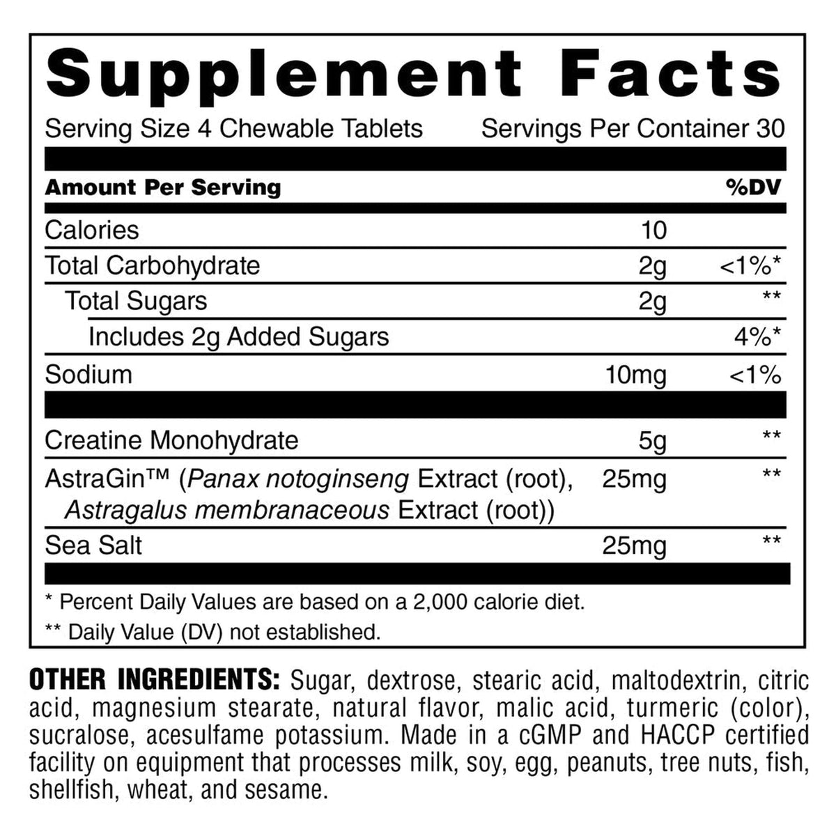 Universal Nutrition Animal Creatine Chews