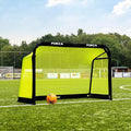 FORZA Aluminum POD Soccer Goals | PRO ALU50 Folding Soccer Goal - Fold-Away & Freestanding Target Goals - x4 Sizes and x9 Colors