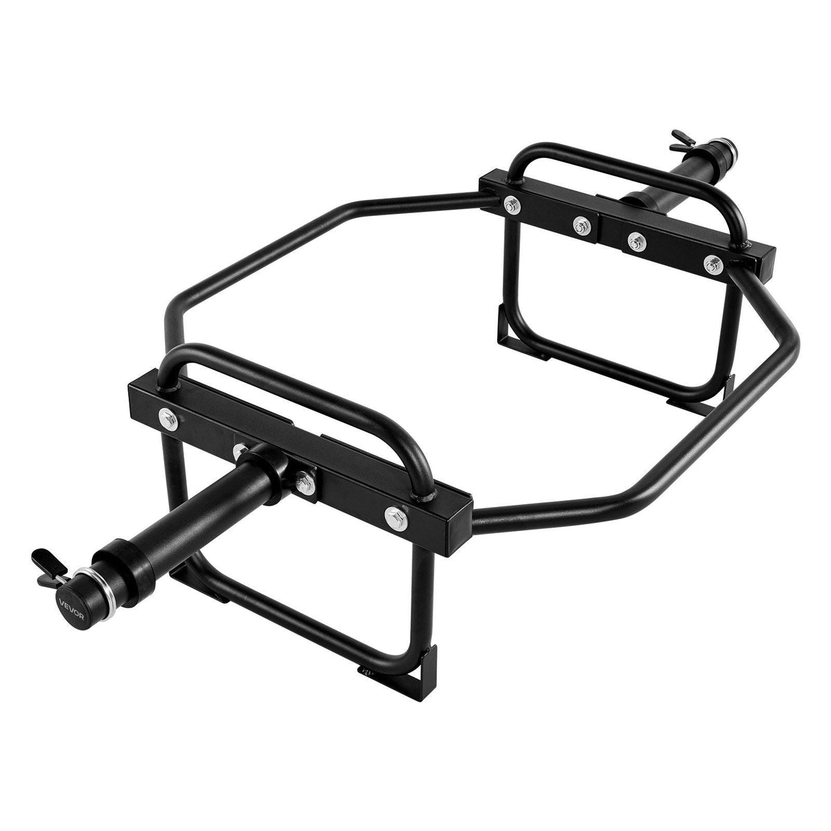 VEVOR Trap Bar Hex Bar, 2-Inch Hex Barbell, 500 LBS Capacity Shrug Bars, Weightlifting and Strength Training Equipment, Home Gym for Squats, Deadlifts, Shoulder Presses, Black